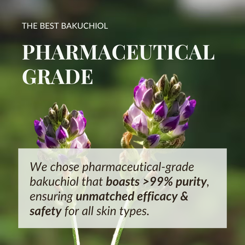 Close-up of two blooming purple and white flowers with text promoting IREN Shizen TIMELESS ELIXIR Multi-Lift Eye and Lip Cream—over 99% pure, effective at reducing dark circles, and the perfect anti-aging solution for all skin types.