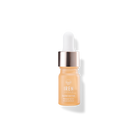 A bottle of GLOW-GETTER Renewal Serum by IREN Shizen on a black background.